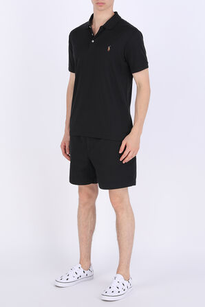 Black Slim Fit Soft Touch Polo Shirt POLO RALPH LAUREN